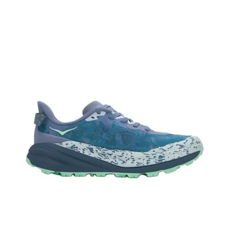 HOKA ONE ONE Speedgoat 6 Cushioning Wear-Resistant Low-Top Running Shoes Women's Blue-1