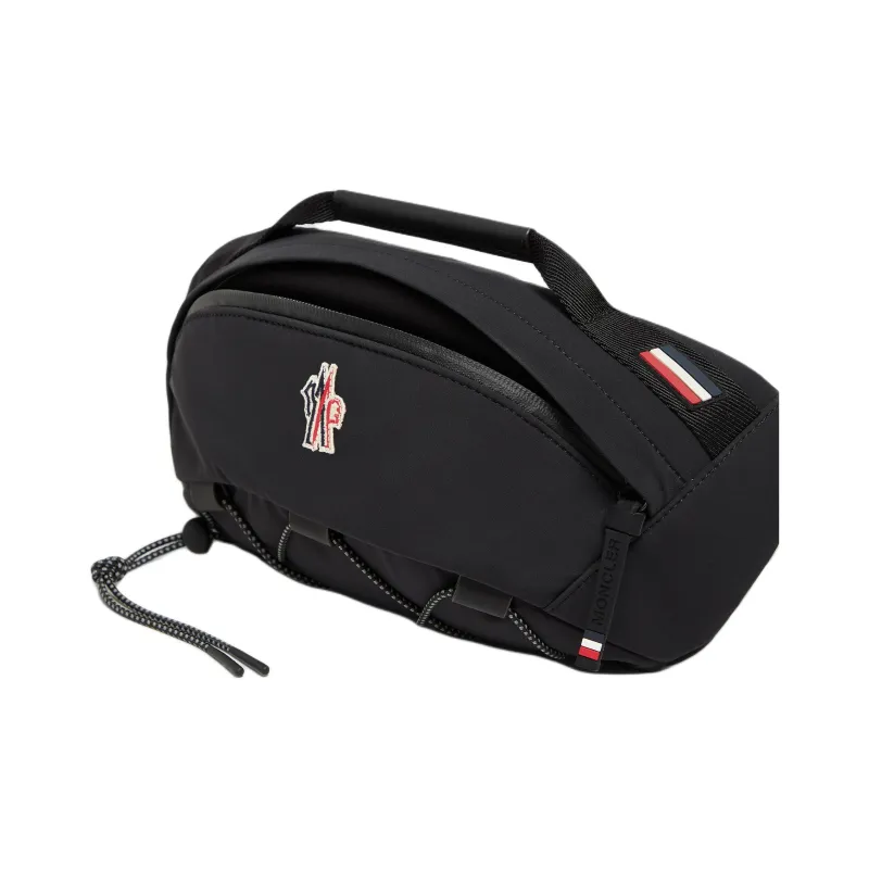 Moncler Grenoble Series Nylon Fanny Pack Unisex Black-1