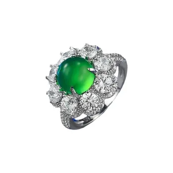 Xifeng Building Chalcedony Rings Women's
