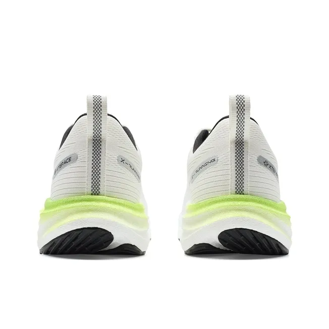 XTEP Thin Base Parsley Slip Resistant Abrasion Resistant Breathable Low Top Training Running Shoes Men's White Blue-4
