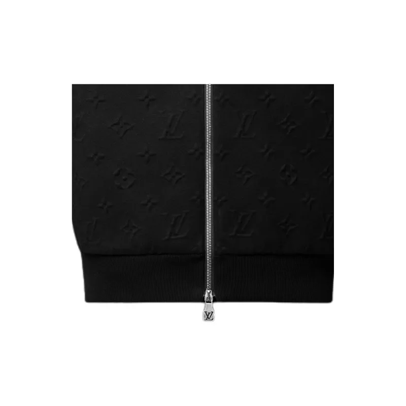 LOUIS VUITTON Embossed Monogram Jersey Tracksuit Top-2
