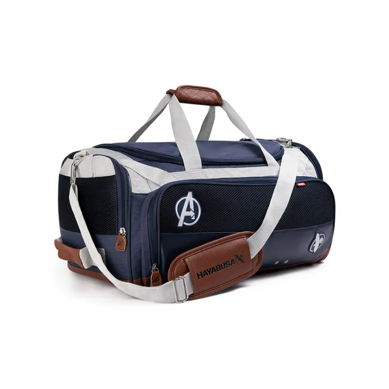 HAYABUSA Marvel Collaboration Hero Collection Breathable Mesh Fabric Crossbody Bag Handbag Gym Bag Men's Punisher Black-9
