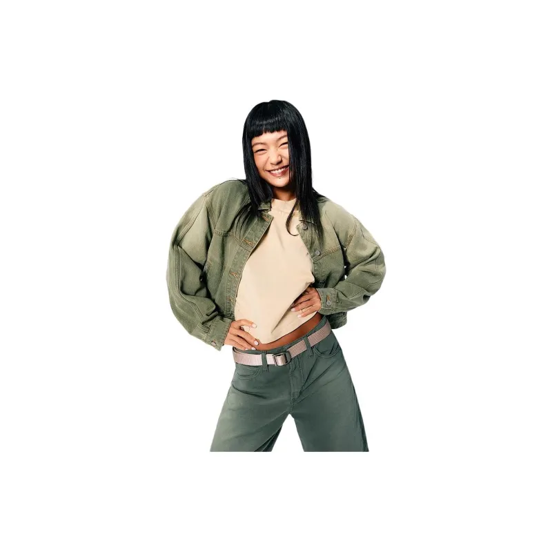 GAP Cropped Coats Women's-4