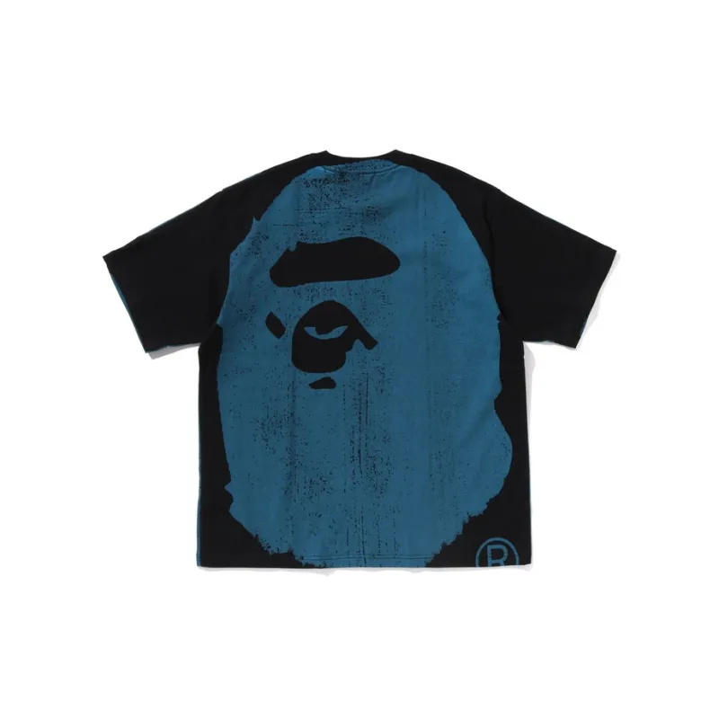 Bape Water Print Ape Head Relaxed Fit Ii Tee-1