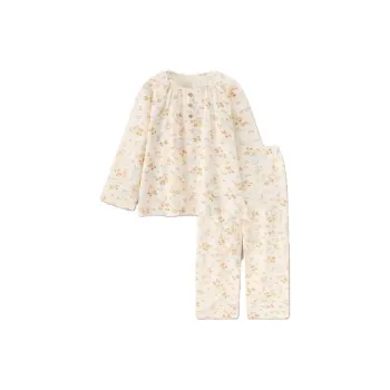 XIAFENYAN Pajama Set Women's Light Yellow