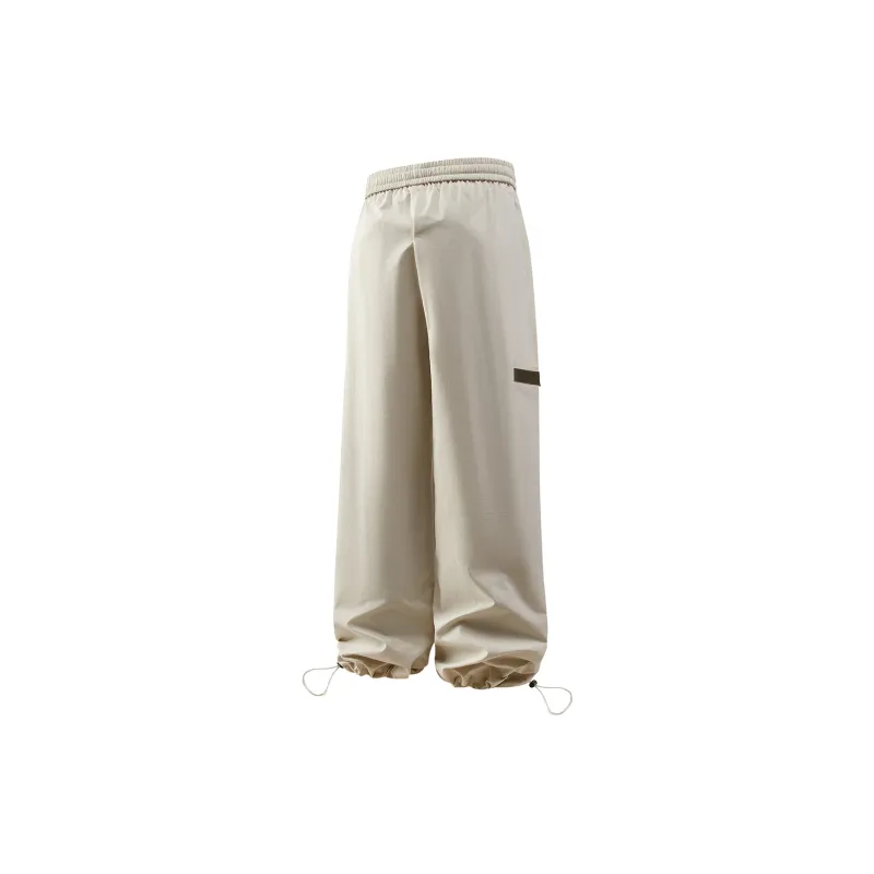 H2P Casual Pants Unisex Sand Yellow-2