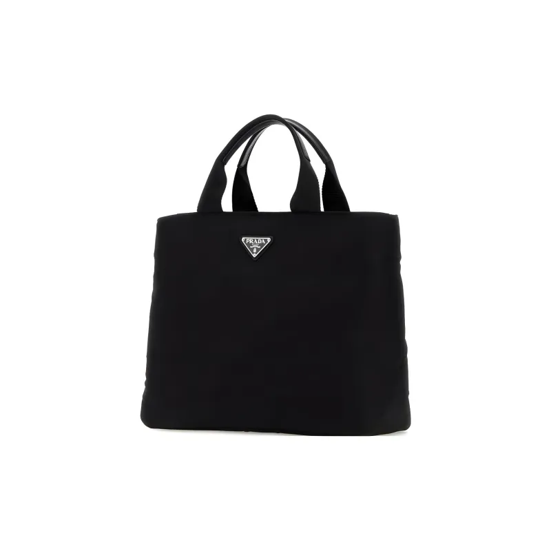 PRADA Re-Nylon Recycled Nylon Shoulder Bag Crossbody Bag Handbag Medium Size Women's Black-1