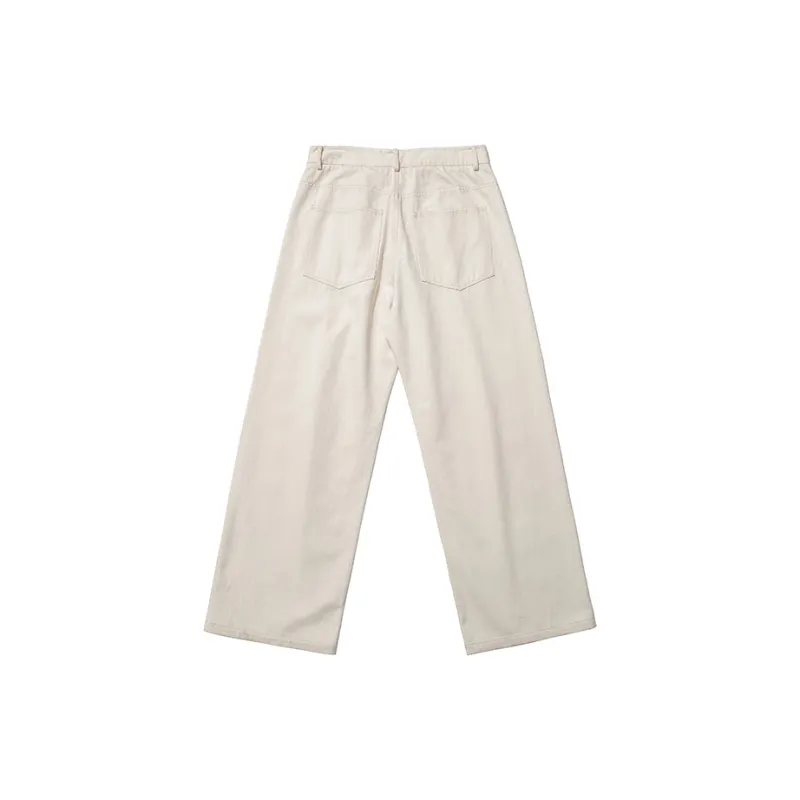 COUNTRY MOMENT Casual Pants Unisex Light Apricot-1