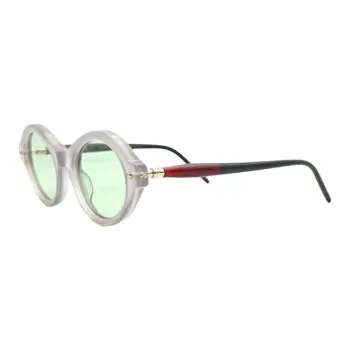 KUBORAUM Acetate Irregular Shape Sunglasses Women's Gray