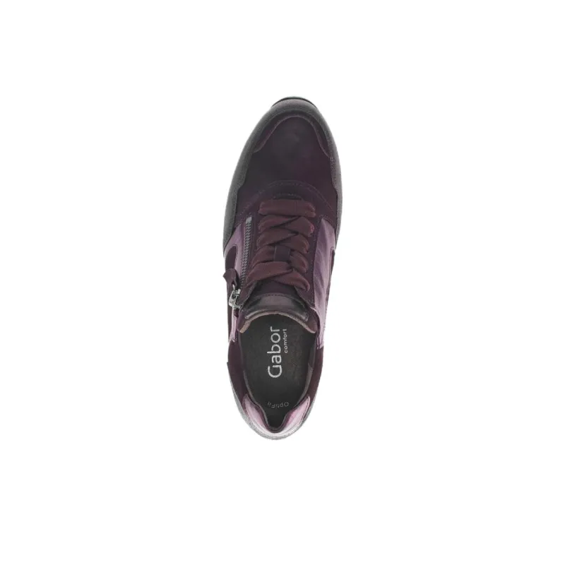 Gabor Comfort Low Top Casual Shoes Women's Purple-3
