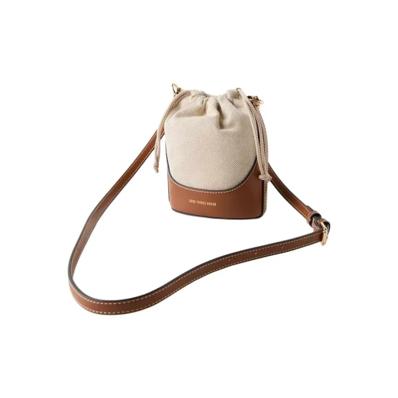 ZARA Cotton Shoulder Bag, Crossbody Bag Kids' Brown-2