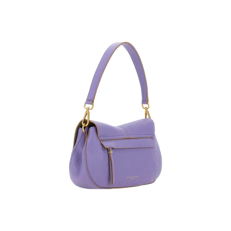 GIANNI CHIARINI Helena Round Foldover Top Shoulder Bag-1