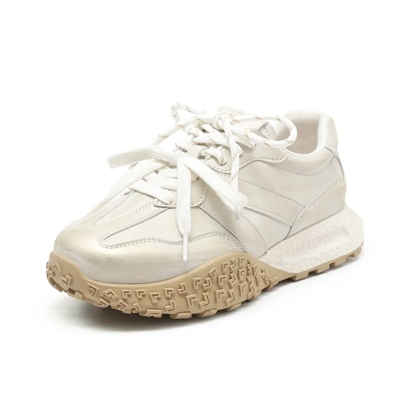 KEJIANNI Anti-Slip Wear-Resistant Low-Top Chunky Sneakers Women's-0