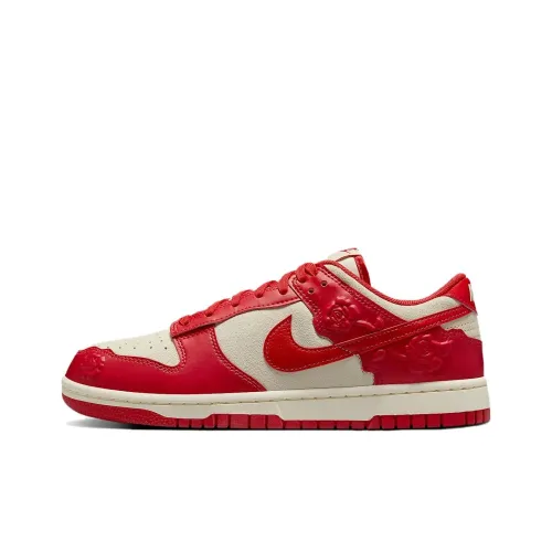Nike Dunk Anti Slip Wear Resistant Low Top Skateboard Shoes Unisex Red