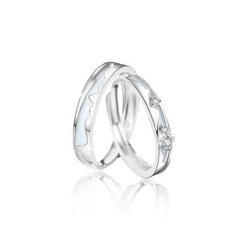 FOREVER MELODY 925 Sterling Silver Rings Unisex