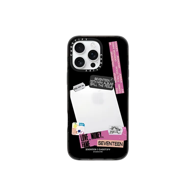 CASETIFY TPU+PC Material SEVENTEEN Photo Frame Phone Cases Compatibility With IPhone Collection Trendy-0