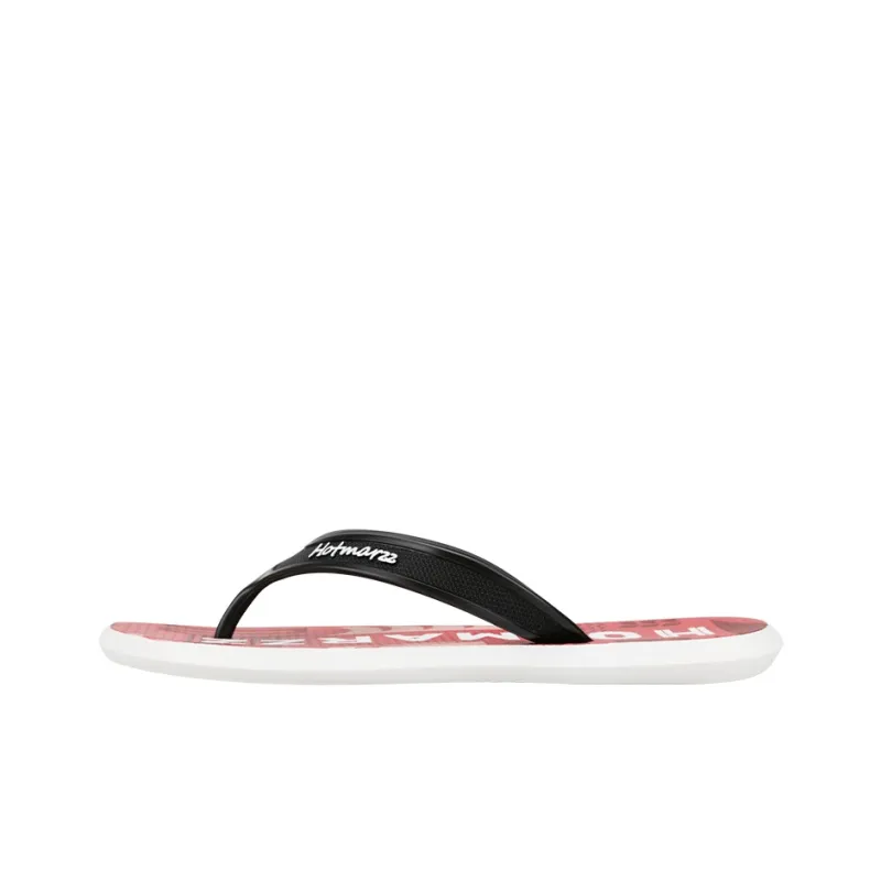 HOTMARZZ Odor-Resistant Abrasion-Resistant Slip-Resistant Flip Flops Men's Red-0
