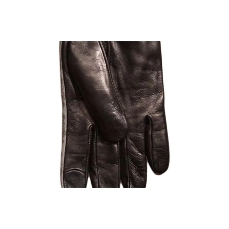 COACH Suede Gloves Unisex Brown-1