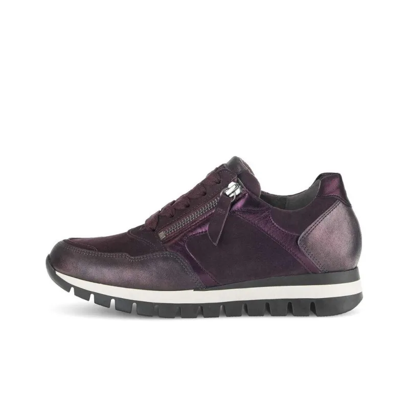 Gabor Comfort Low Top Casual Shoes Women's Purple-0