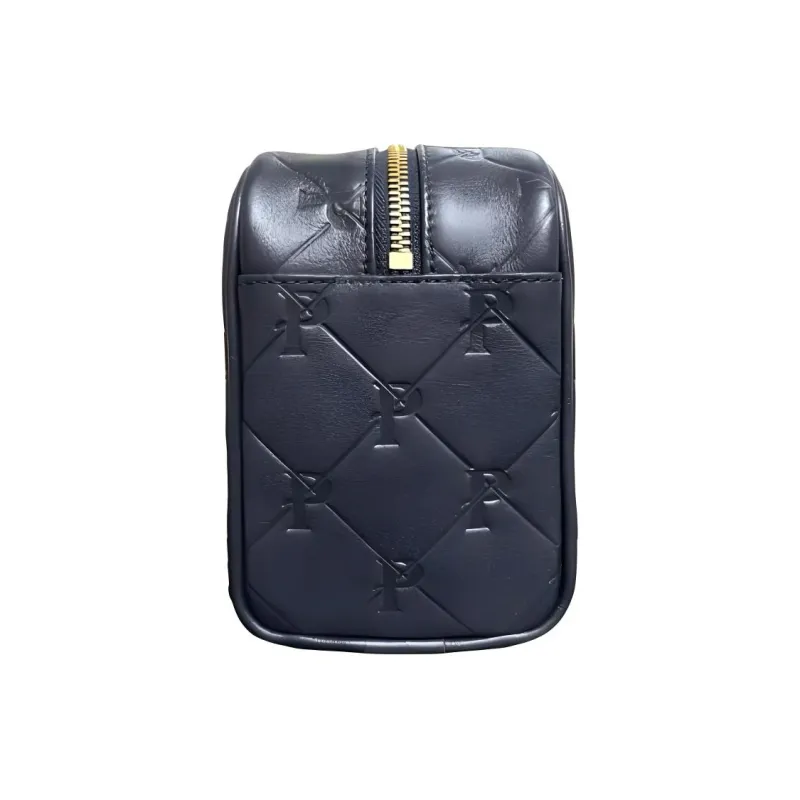 PALACE Leather Toiletry Bag Medium Size Unisex Midnight Blue-2