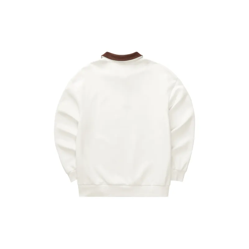 Skechers Sports Life Collection Sweatshirt Unisex Marshmallow White-1
