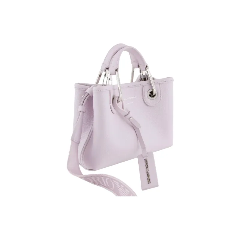 EMPORIO ARMANI MyEA Thermoplastic Polyurethane Tote Bag Shopping Bag Shoulder Bag Handbag Mini Women's Pink-3