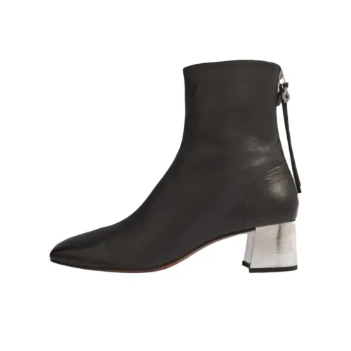 Maje Square toe Leather Boots Women's