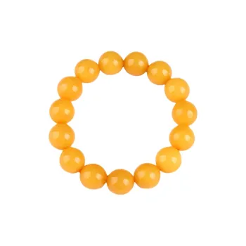 Oushuo Jewelry Amber Beeswax Bracelets Unisex