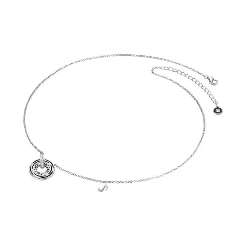 CHOW TAI SENG S925 Silver Necklaces Unisex-5