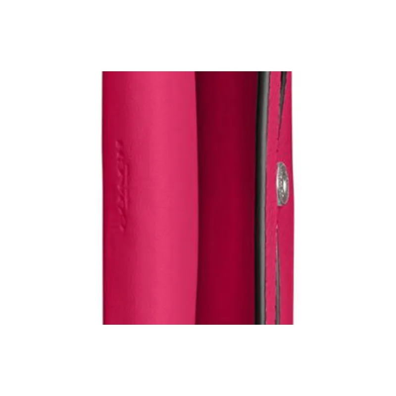 COACH Flap Card Case Cow Leather Shoulder Bag Crossbody Bag Wallet Card Holder Mini Women's Rose Red-4