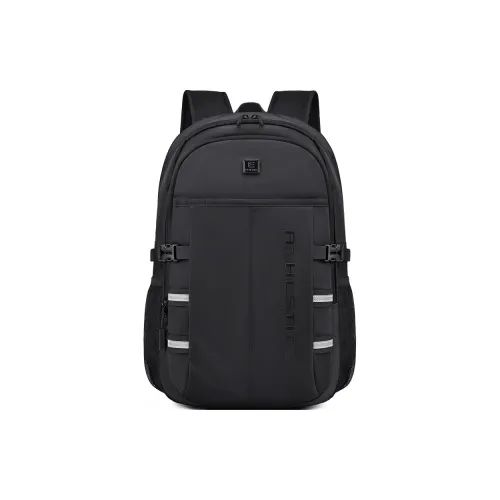 EDISON Nylon Backpack Men's Black/Blue