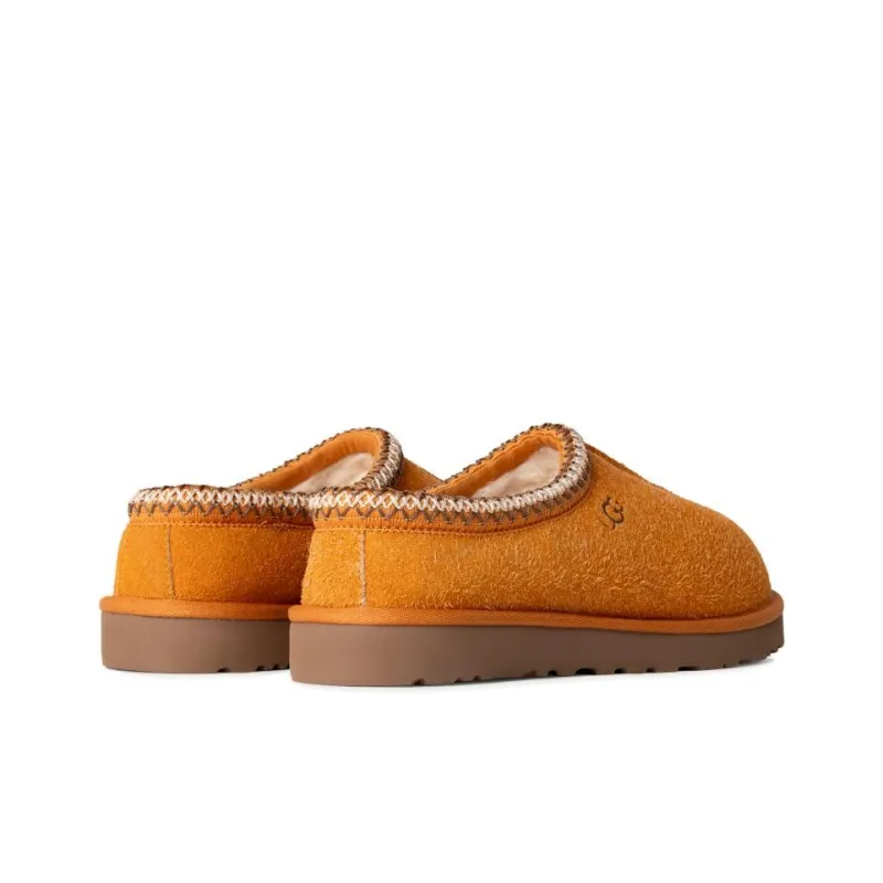 UGG Tasman Shaggy Suede Slipper Dark Apricot-1