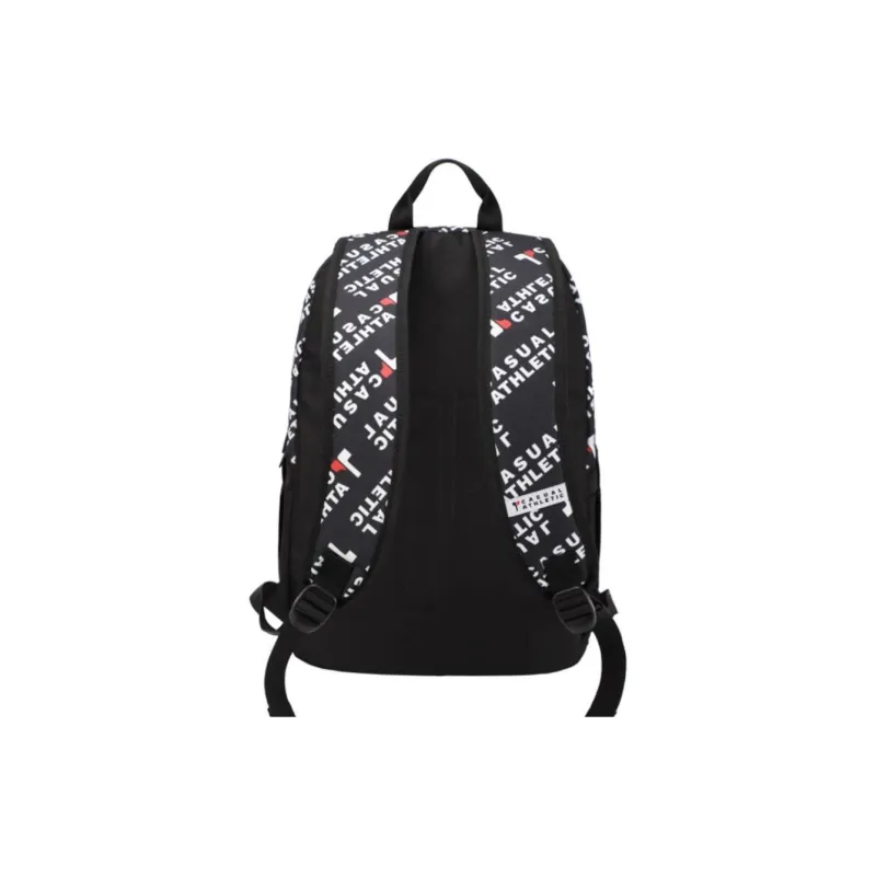 TINYAT Polyester Backpack Large Size Unisex Black-3