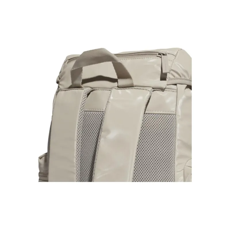 Adidas Artificial Leather Backpack Women's Academy Silver Gray-3