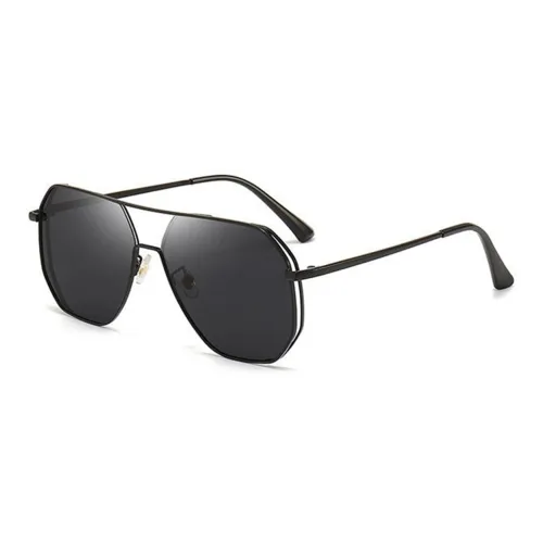 VINEY TR/Memory Plastic Metal Oval Sunglasses Unisex