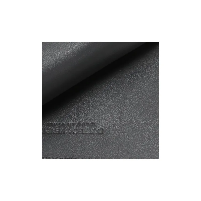 Bottega Veneta Cow Leather Card Holder Unisex Black-3
