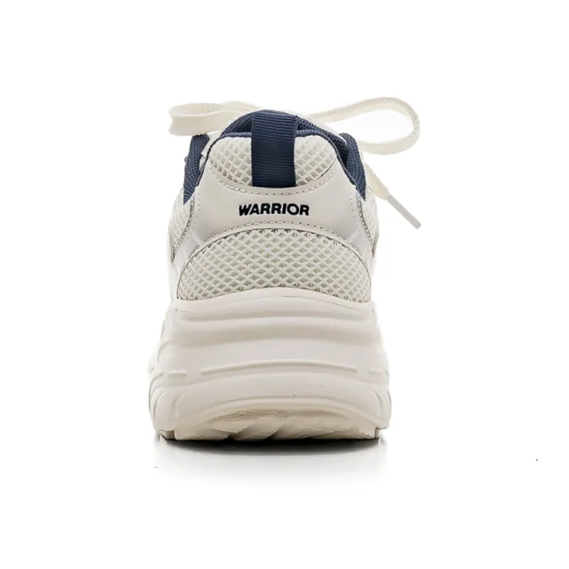 WARRIOR Running Shoes Women's Low Top Beige/Blue-4
