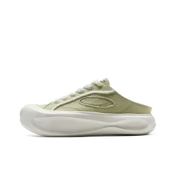 XTEP Lightweight Breathable Height Increasing Low Top Skateboard Shoes Women's Emerald Slight Green