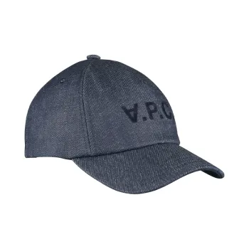 A.P.C Cotton, Polyurethane Baseball Caps Men's Indigo