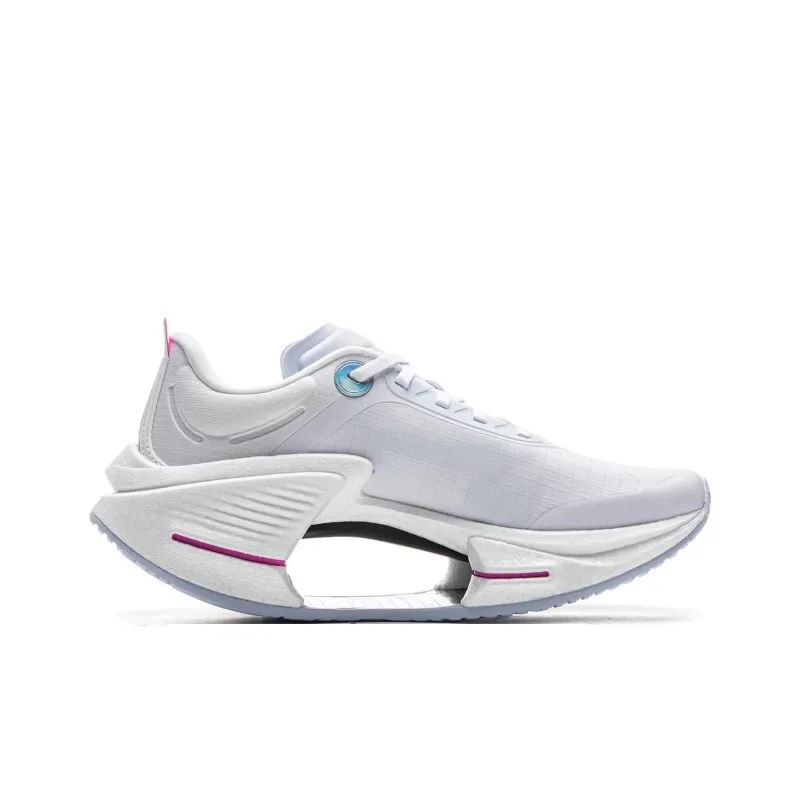 LiNing Shadow 3 ESSENTIAL Cushioning Support Rebound Low Top Casual Running Shoes Women's White Purple-1