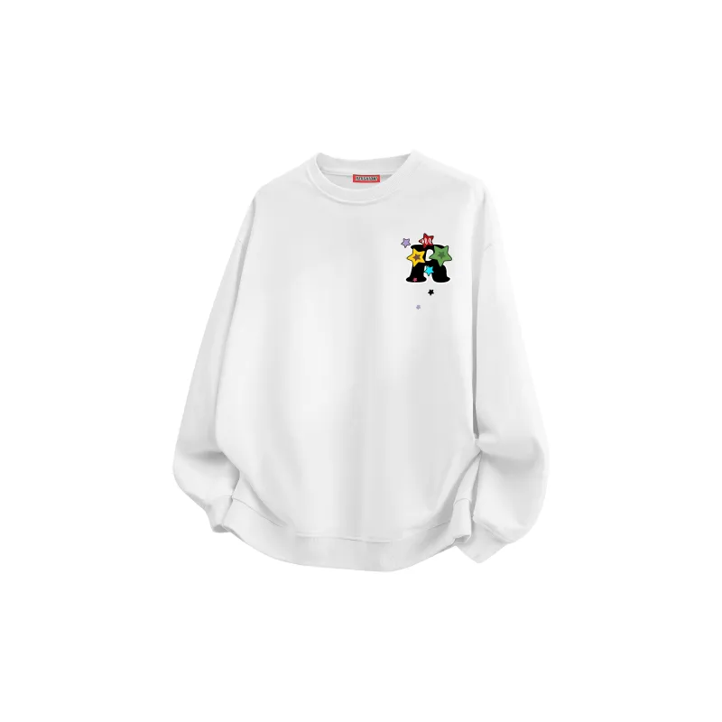REXSHION Sweatshirt Unisex White-1