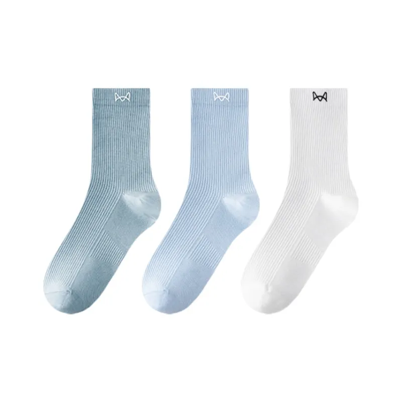 MIIOW Mid-Calf Socks Unisex 3 Pack-28