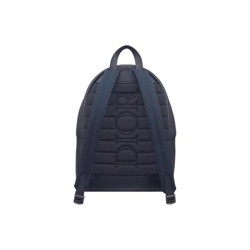 DIOR Calfskin Backpack Men's Marine Blue-2