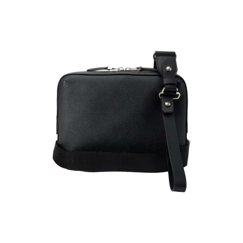 Dunhill Grained Calfskin Clutch Men's Black-1