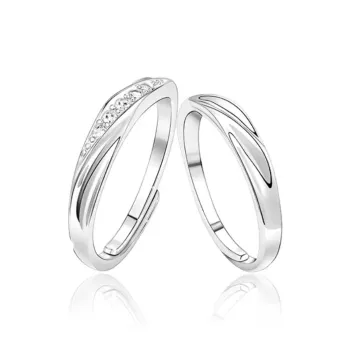 GUDUD S999 Fine Silver Rings Unisex