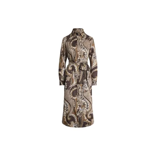 Polo Ralph Lauren Long-Sleeved Dresses Women's Brown
