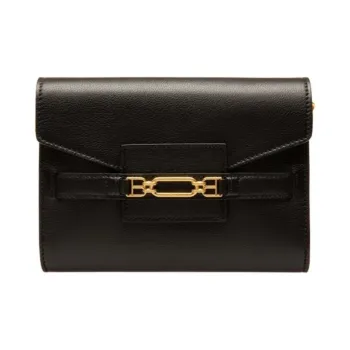 BALLY VISSI Grained Cow Leather Shoulder Bag Crossbody Bag Mini Women's Black