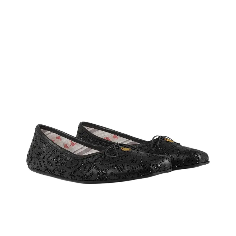 Vivienne Westwood Brigitte Casual Single Shoes Women's Black-2