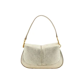 GIANNI CHIARINI Helena Round Foldover Top Shoulder Bag