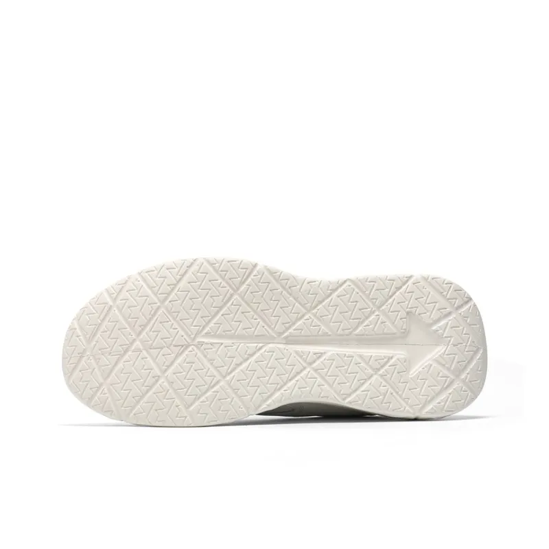 NAVIGARE Small Sailboats Lightweight Height Increasing Low-Top Casual Shoes Men's White Apricot-5